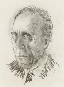 PUGH Clifton Ernest 1924-1990,PORTRAIT OF NUGGET COOMBS,Deutscher and Hackett AU 2011-11-30