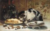 PUISSANT Alfred 1893,The cat who got the cream,Christie's GB 2001-04-19