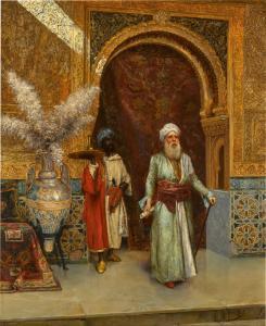 PUJOL DE GUASTAVINO Clément 1850-1905,Leaving the Mosque,Sotheby's GB 2023-11-09
