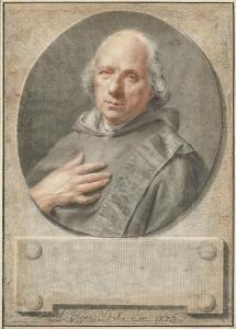 PUJOS André 1738-1788,Portrait de religieux dans un ov,1775,Artcurial | Briest - Poulain - F. Tajan 2022-02-15