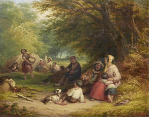 PULLER John Anthony 1799-1866,Gypsy encampment,Bonhams GB 2012-10-23