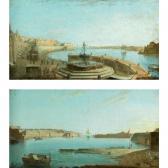 PULLICINO Giorgio,A VIEW OF VALETTA HARBOUR, MALTA, FROM THE NEPTUNE,1816,Sotheby's 2006-04-27