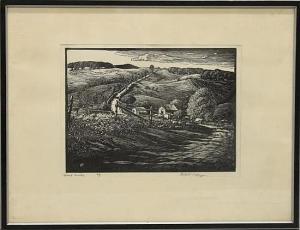 PULLINGER Herbert 1878-1961,Upland Country,Alderfer Auction & Appraisal US 2013-06-13