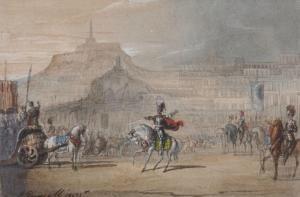 Purcell Edward 1812-1831,A Classical Battle Scene,John Nicholson GB 2018-01-31