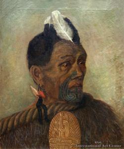 PURCHAS Getrude W,Maori Chief,1920,International Art Centre NZ 2008-10-14