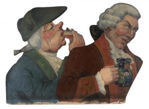 PURDY Earl,Two Men Drinking,Brunk Auctions US 2012-09-15