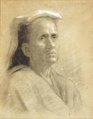 PURSER Sarah Henrietta 1848-1943,AGED ITALIAN PEASANT WOMAN,Whyte's IE 2015-05-25