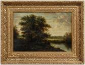 PURVIANCE CORA LOUISE 1904,Landscape with river,19th century,Brunk Auctions US 2009-11-14