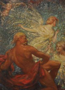 PURVIS John Milne 1881-1965,Phoebus Aroused by the Hours,1922,John Nicholson GB 2018-04-25