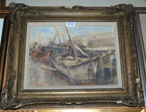 PURVIS ROBERT 1841-1931,Trawlers, Leith,Great Western GB 2021-10-20