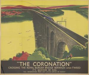 PURVIS Tom 1888-1959,The Coronation Crossing the Royal Border Bridge Be,Sworders GB 2021-10-19