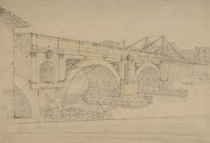 PURY de Paul Alphonse 1844-1874,Eine Brücke in einer italienischen Stadt.,Karl & Faber DE 2009-05-28