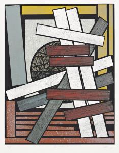 Pusey Mavis 1928-2019,Demolishment,1970,Swann Galleries US 2023-04-06