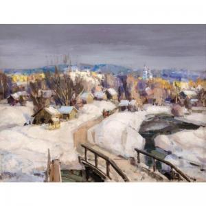 PUSTOCHKIN VASILY 1893-1973,WINTER LANDSCAPE,Sotheby's GB 2004-12-02