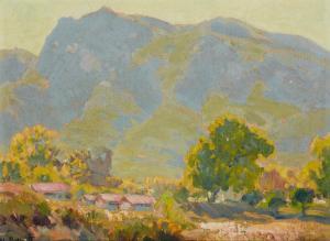 PUTHUFF Hanson Duvall 1875-1972,Foreground and Mountains,John Moran Auctioneers US 2023-11-14