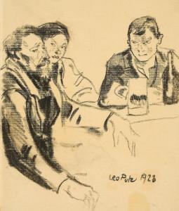 PUTZ Leo 1869-1940,Kneipenszene,1923,Van Ham DE 2024-01-11