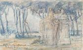 PUVIS DE CHAVANNES Pierre,Study for the decoration of the Grand Amphitheatre,1888,Balclis 2014-12-17