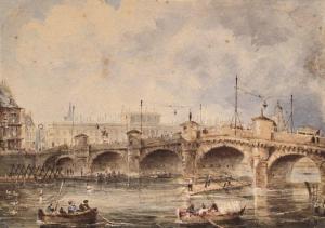 PYNE charles claude 1802-1878,Vue du Pont Neuf,Neret-Minet FR 2020-09-23