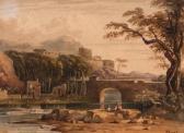 PYNE George 1800-1884,A view near Monmouth,Woolley & Wallis GB 2019-03-06