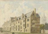 PYNE George 1800-1884,Viwe of the south facade of Christ Church College,,Christie's GB 2011-03-01