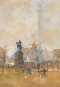 PYNE H,Trafalgar Square,1897,Mossgreen AU 2017-12-04