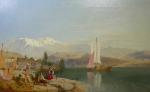 PYNE James Baker 1800-1870,'By the Margin of Fair Zurich's Waters',1851,Kidner GB 2009-04-30