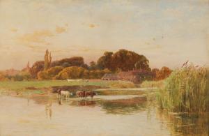 PYNE Thomas 1843-1935,STREATLEY,1887,Ross's Auctioneers and values IE 2023-11-08