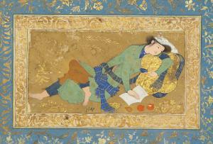 QASIM Muhammad,A RECLINING YOUTH,Christie's GB 2018-10-25