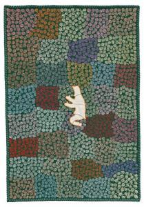 QAULLUARYUK RUTH 1932,Untitled (Man Among Tundra Flowers),2000,Walker's CA 2017-05-18