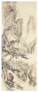 QI KUN 1894-1940,Listening to a Waterfall,1928,Christie's GB 2018-09-11