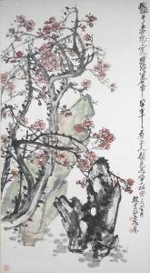 QI Zhao 1874-1955,Flowers,1923,Bonhams GB 2019-05-16