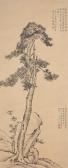 QIANLONG 1736-1796,Pine Tree and Rock,1754,Bonhams GB 2020-07-07