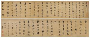 QICHANG DONG 1555-1636,Calligraphy after Mi Fu,Sotheby's GB 2024-04-07