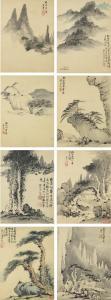 QING MEI 1622-1697,LANDSCAPES AFTER OLD MASTERS,1695,Sotheby's GB 2017-10-01