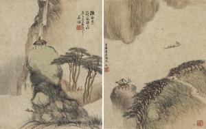 QIPEI GAO 1660-1734,Mountain Retreat,1720,Christie's GB 2009-05-26