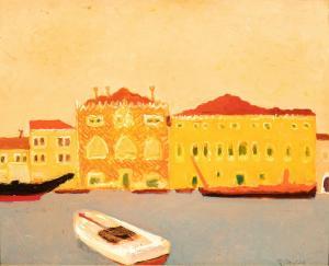 QUAGLIA Carlo 1903-1970,Venezia: la Giudecca,c.1953,Bertolami Fine Arts IT 2023-12-15