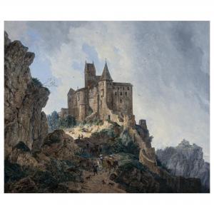 QUAGLIO Domenico 1787-1837,Die Burg Kipfenberg im Altmühltal,1818,Quittenbaum DE 2023-12-06