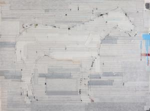 QUAN LIANG 1948,A WHITE HORSE IS NOT A HORSE,2007,Sotheby's GB 2016-04-04