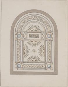 QUARENGHI Giacomo 1744-1817,Design for a ceiling with pairs of doves,Sotheby's GB 2023-01-25