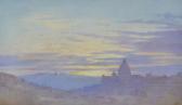 QUARTUS PINE TALBOT George 1853-1888,Citadel at sunset,Burstow and Hewett GB 2012-03-28