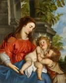 QUELLINUS Erasmus II 1607-1678,Madonna and Child with St John the Baptist,Lempertz DE 2020-11-14