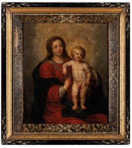 QUELLINUS Erasmus II 1607-1678,Madonna con il Bambino,Wannenes Art Auctions IT 2022-11-29