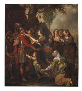 QUELLINUS Jan Erasmus Ceder 1634-1715,Volumnia before Coriolanus,Bonhams GB 2023-04-04