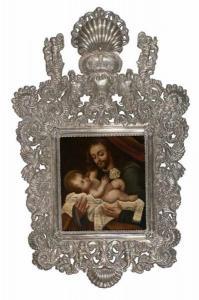 QUISPE TITO Diego 1611-1681,Saint Joseph with the Christ Child,18th century,La Suite ES 2020-11-05