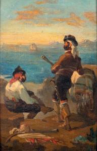 RÉGNAULT Henri 1843-1871,Contrebandiers à Malaga,Binoche et Giquello FR 2023-03-31