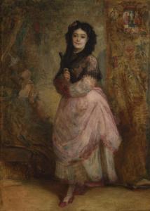 RÉGNAULT Henri 1843-1871,Madame la Comtesse de Barck (1828-1896),1869,Digard FR 2023-06-30