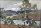RÉMOND Jean 1872-1913,A river landscape with silver birch trees,Reeman Dansie GB 2021-10-03