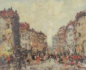 RÉMY Jean 1893,Parisian Street Scene,Burchard US 2014-04-27
