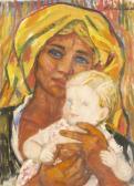 Róna Klára Klie Zoltánné 1901-1987,Anya gyermekével,Nagyhazi galeria HU 2007-10-13