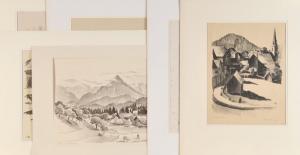Rühle Clara 1885-1947,Landschafts- und Städtedarstellungen,Allgauer DE 2018-01-11